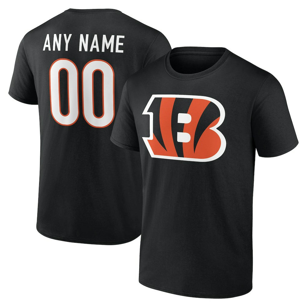 NFL Cincinnati Bengals Team Authentic Personalized Name & Number T-Shirt