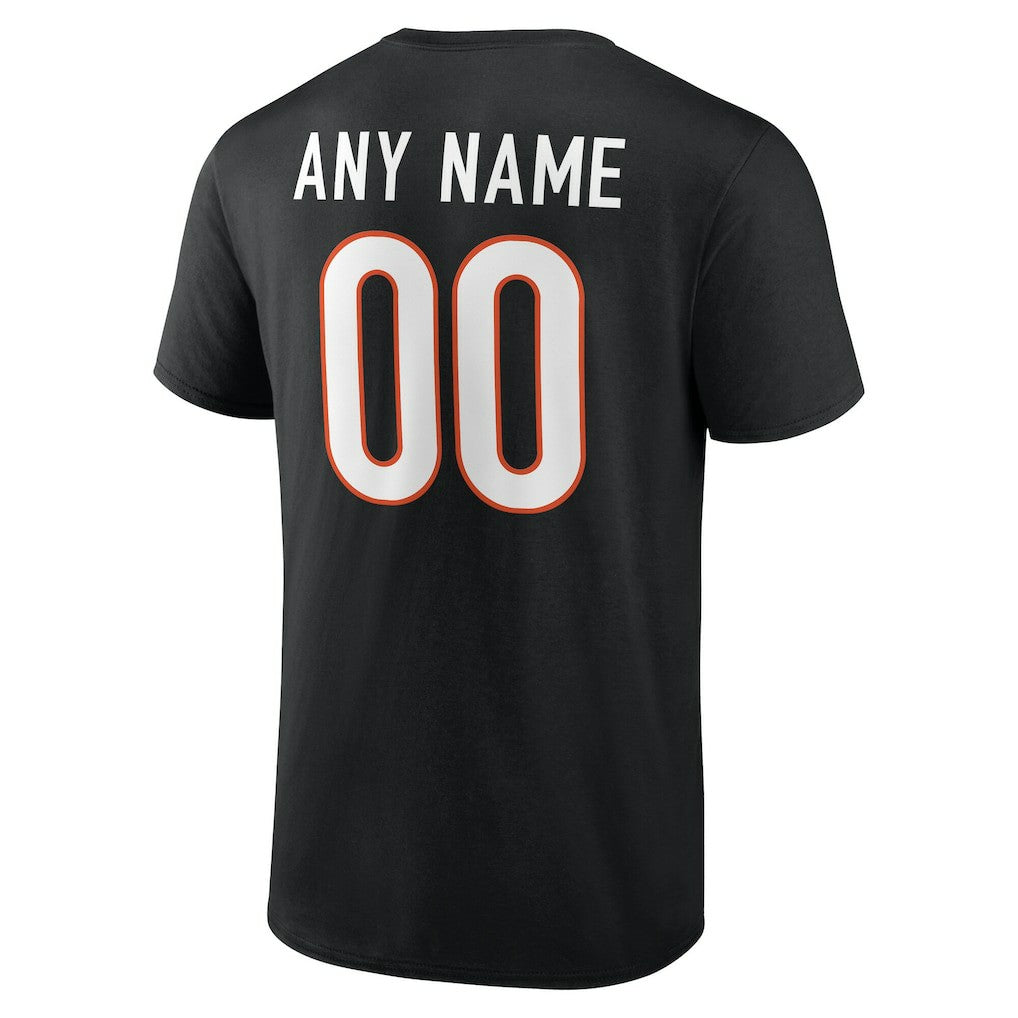 NFL Cincinnati Bengals Team Authentic Personalized Name & Number T-Shirt