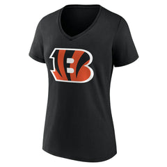 NFL Cincinnati Bengals Women's Team Authentic Personalized Name & Number V-Neck T-Shirt