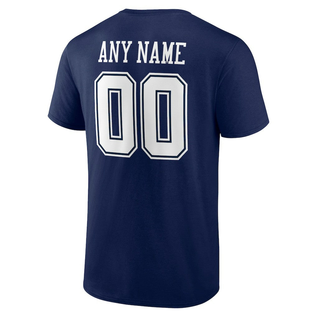 NFL Dallas Cowboys Team Authentic Personalized Name & Number T-Shirt