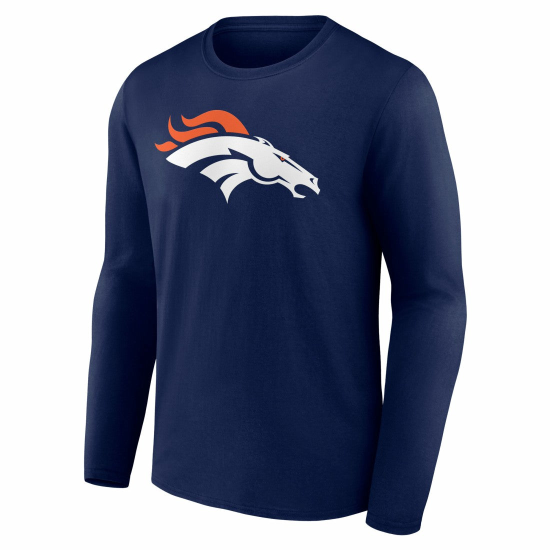 NFL Denver Broncos Team Authentic Personalized Name & Number Long Sleeve T-Shirt