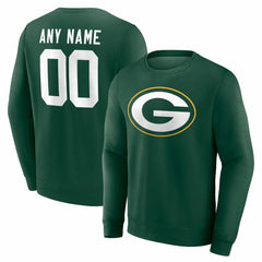 NFL Green Bay Packers Team Authentic Personalized Name & Number Sweatshirt