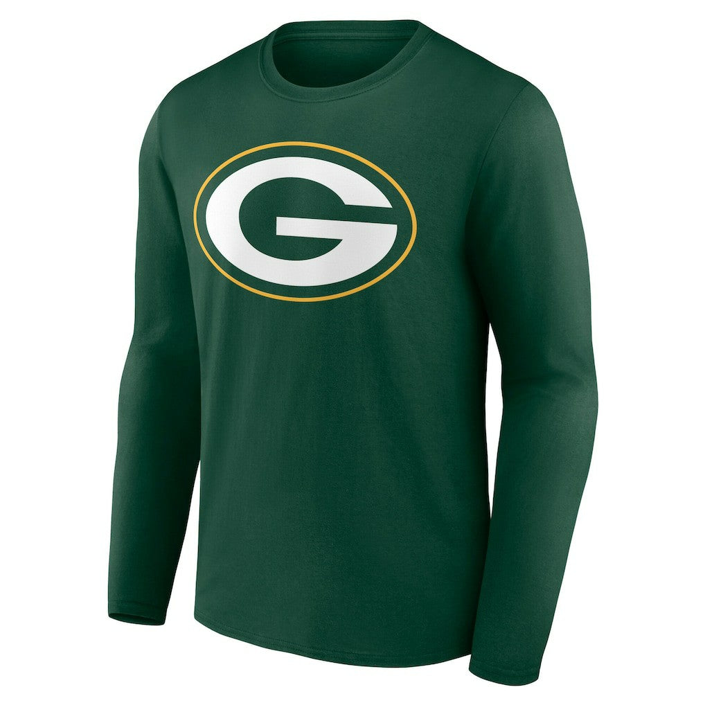 NFL Green Bay Packers Team Authentic Personalized Name & Number Long Sleeve T-Shirt