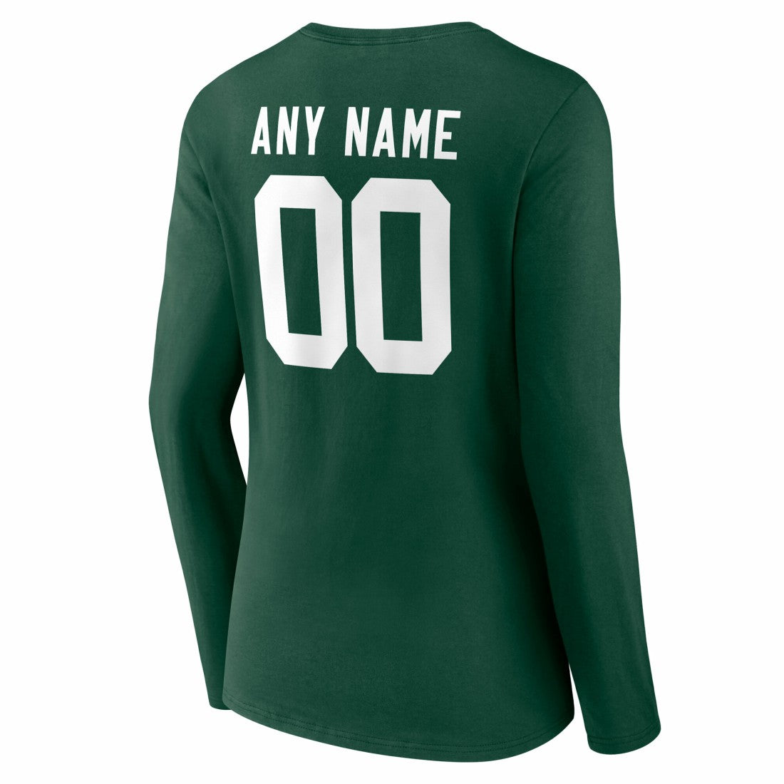 NFL Green Bay Packers Women's Team Authentic Personalized Name & Number Long Sleeve V-Neck T-Shirt