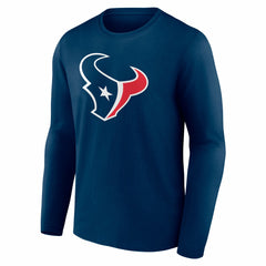 NFL Houston Texans Team Authentic Personalized Name & Number Long Sleeve T-Shirt