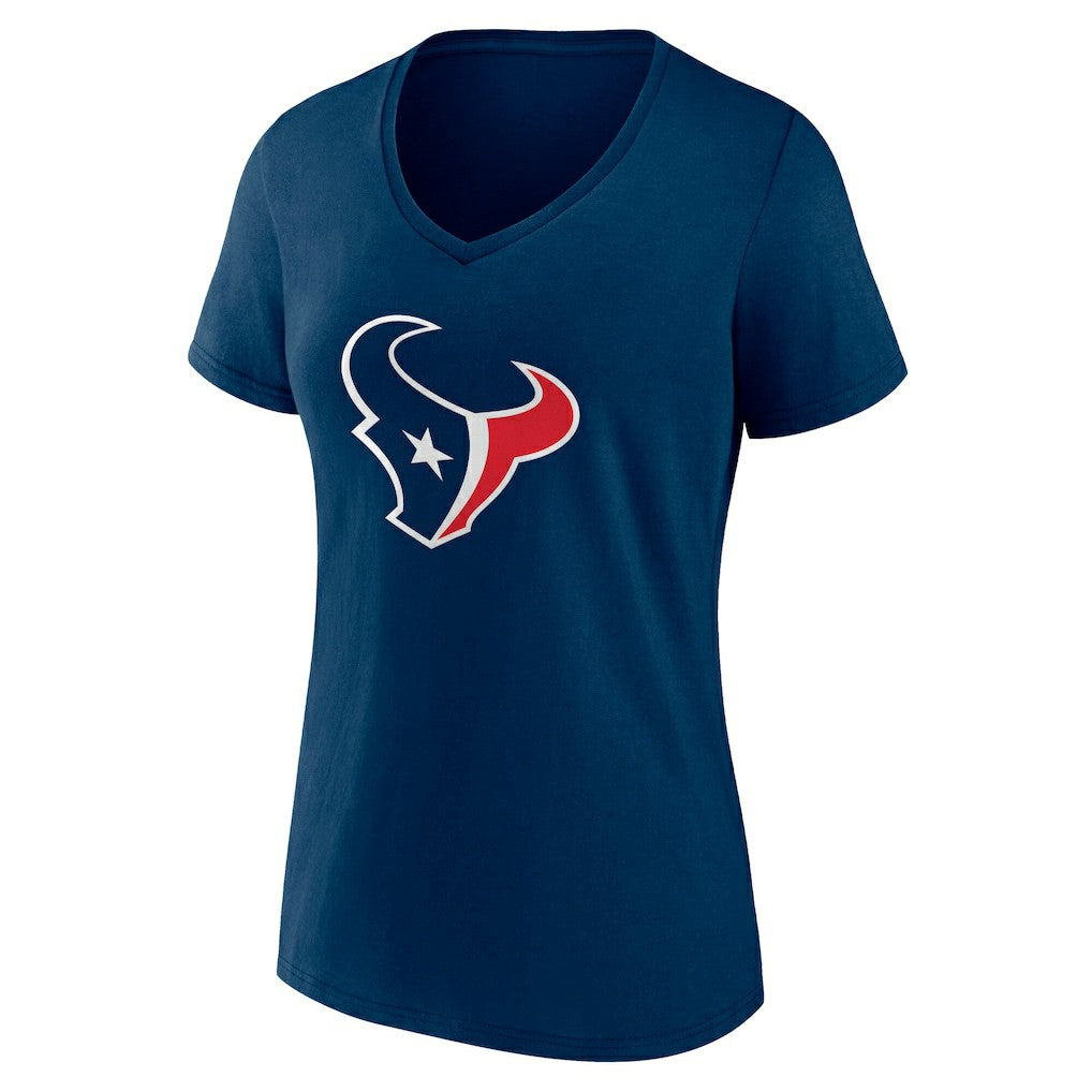 NFL Houston Texans Women's Team Authentic Personalized Name & Number V-Neck T-Shirt