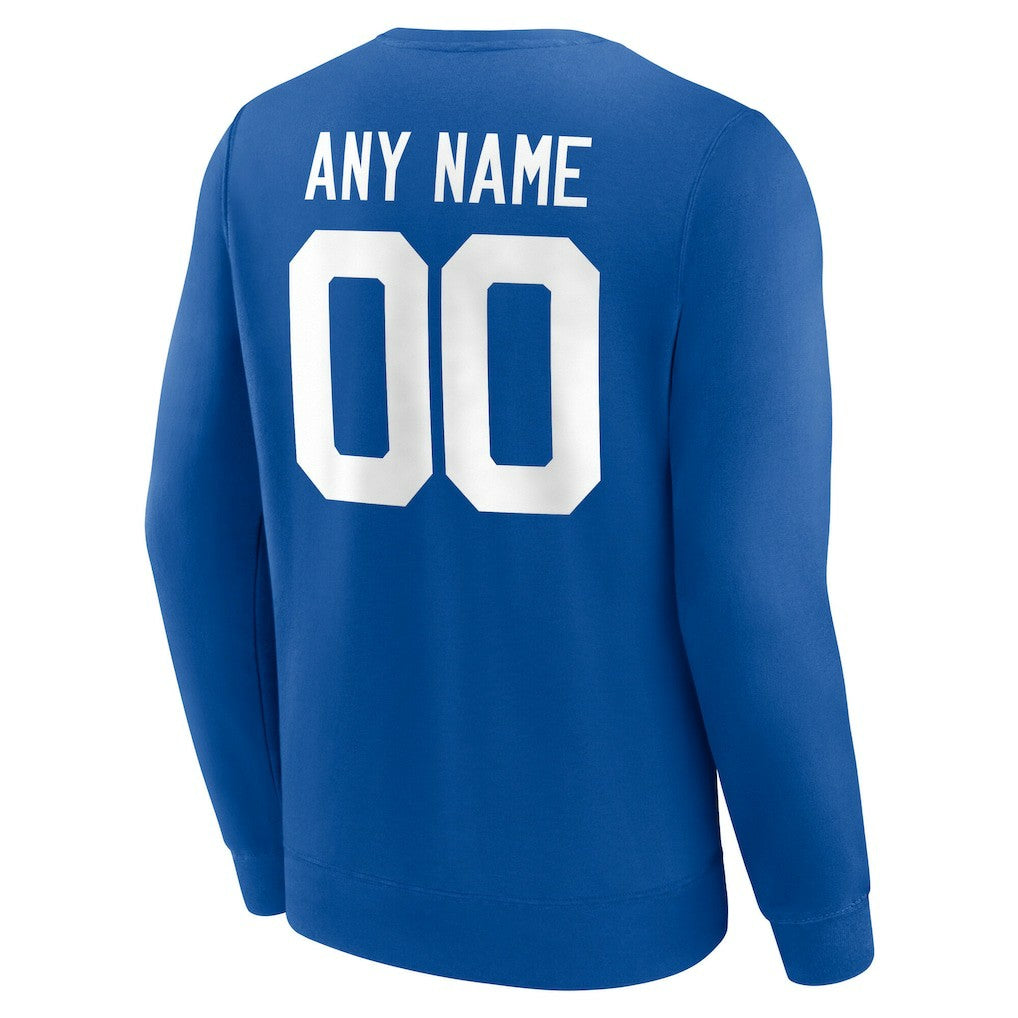 NFL Indianapolis Colts Team Authentic Personalized Name & Number Sweatshirt