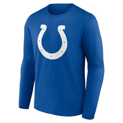 NFL Indianapolis Colts Team Authentic Personalized Name & Number Long Sleeve T-Shirt