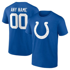 NFL Indianapolis Colts Team Authentic Personalized Name & Number T-Shirt