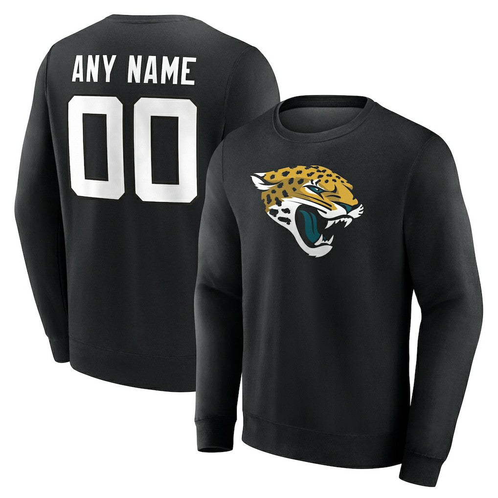 NFL Jacksonville Jaguars Team Authentic Personalized Name & Number Sweatshirt