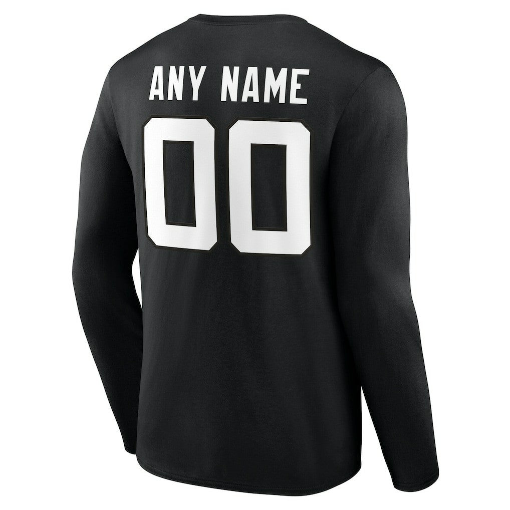 NFL Jacksonville Jaguars Team Authentic Personalized Name & Number Long Sleeve T-Shirt