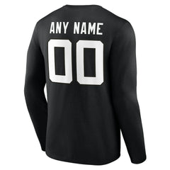 NFL Jacksonville Jaguars Team Authentic Personalized Name & Number Long Sleeve T-Shirt
