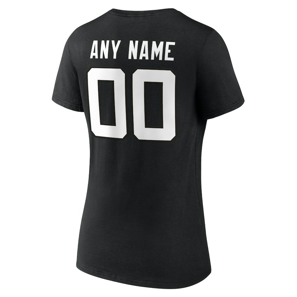 NFL Jacksonville Jaguars Women's Team Authentic Personalized Name & Number V-Neck T-Shirt