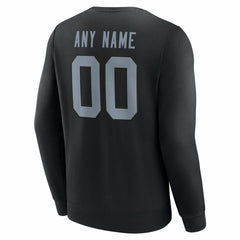 NFL Las Vegas Raiders Team Authentic Personalized Name & Number Sweatshirt