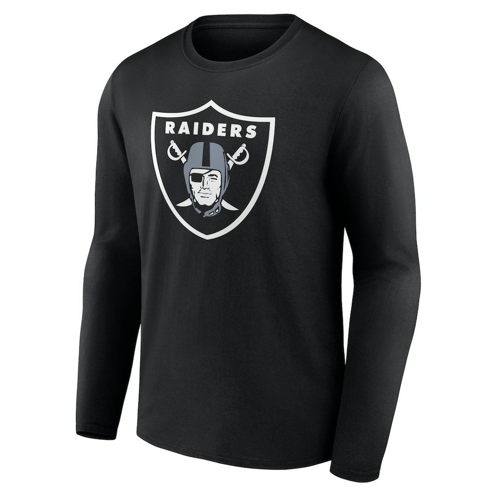 NFL Las Vegas Raiders Team Authentic Personalized Name & Number Long Sleeve T-Shirt