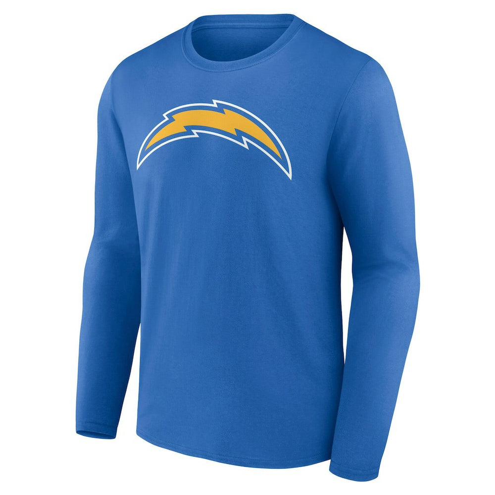 NFL Los Angeles Chargers Team Authentic Personalized Name & Number Long Sleeve T-Shirt