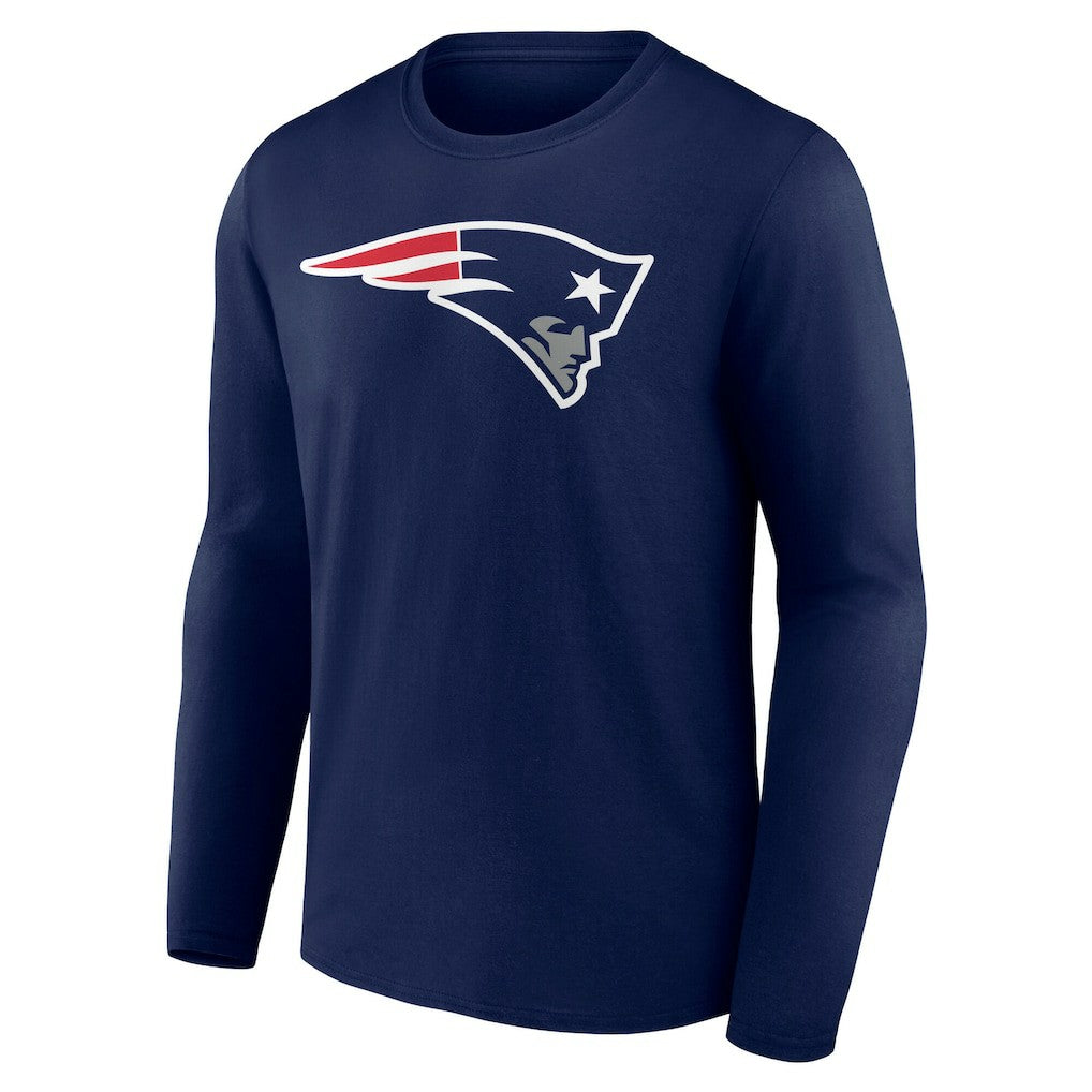 NFL New England Patriots Team Authentic Personalized Name & Number Long Sleeve T-Shirt