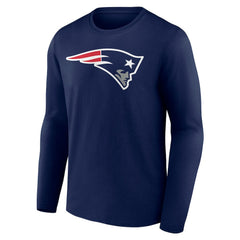 NFL New England Patriots Team Authentic Personalized Name & Number Long Sleeve T-Shirt