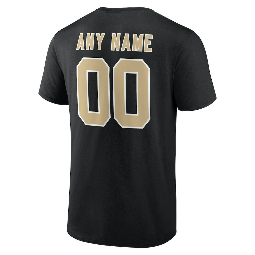 NFL New Orleans Saints Team Authentic Personalized Name & Number T-Shirt