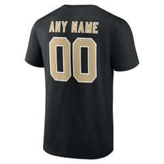 NFL New Orleans Saints Team Authentic Personalized Name & Number T-Shirt