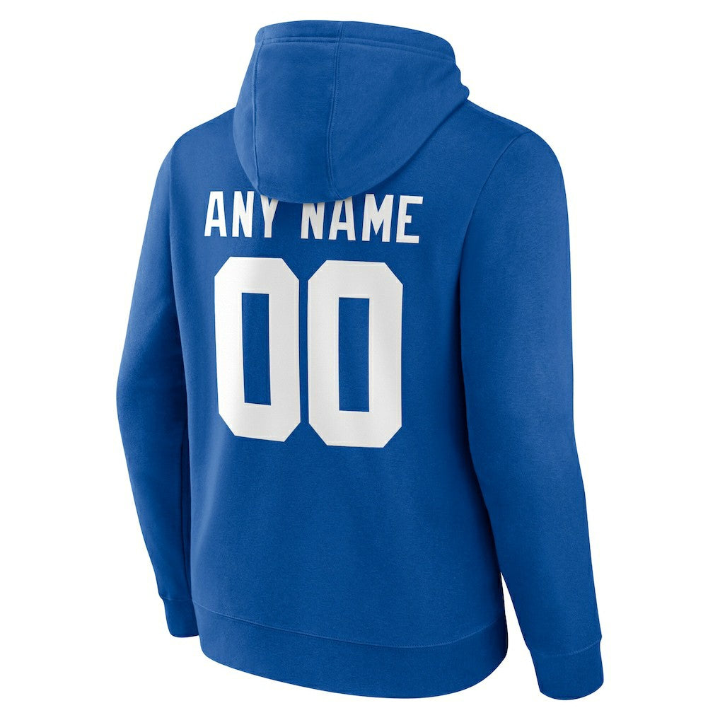 NFL New York Giants Team Authentic Personalized Name & Number Hoodie
