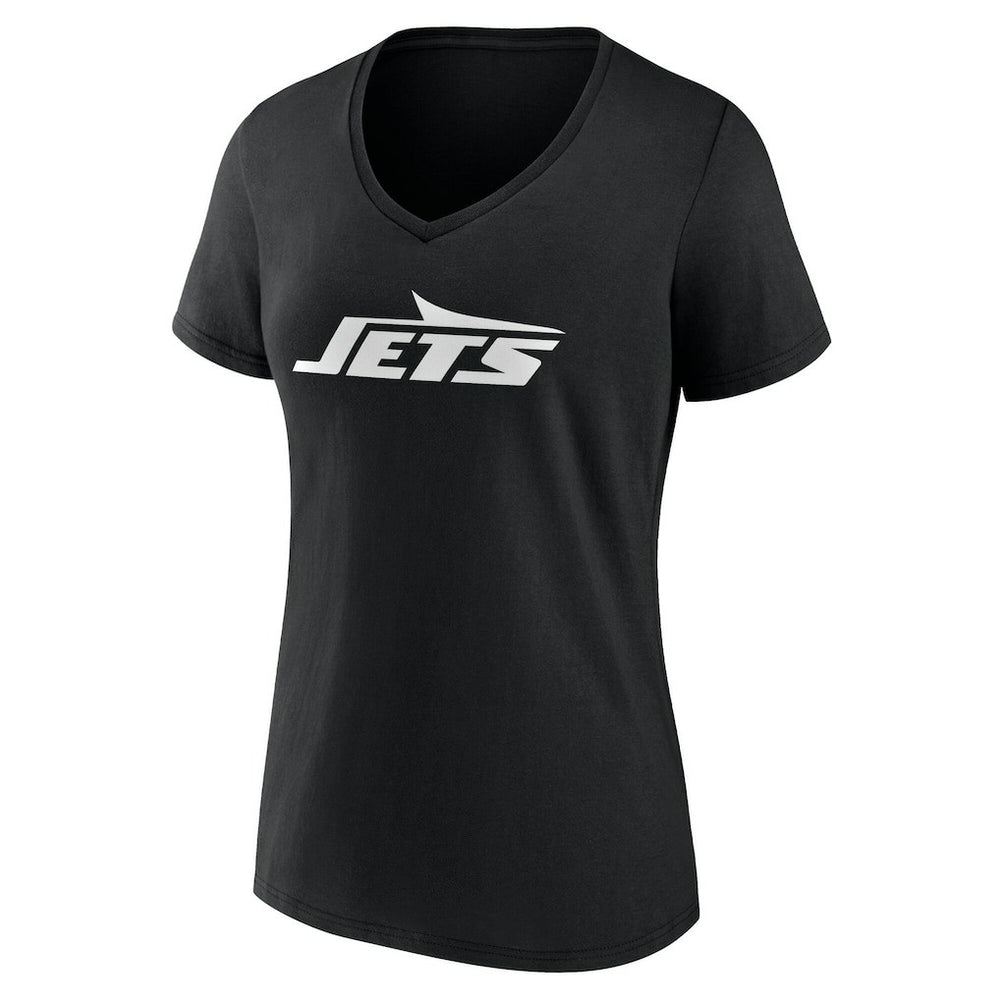 NFL New York Jets Women's Team Authentic Personalized Name & Number V-Neck T-Shirt