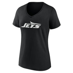 NFL New York Jets Women's Team Authentic Personalized Name & Number V-Neck T-Shirt