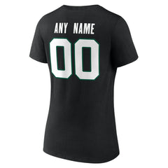 NFL New York Jets Women's Team Authentic Personalized Name & Number V-Neck T-Shirt