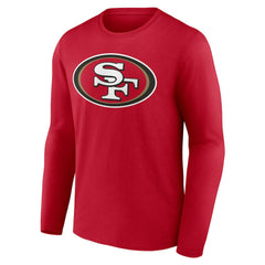 NFL San Francisco 49ers Team Authentic Personalized Name & Number Long Sleeve T-Shirt