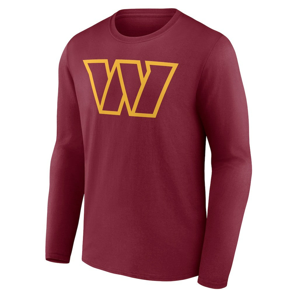 NFL Washington Commanders Team Authentic Personalized Name & Number Long Sleeve T-Shirt