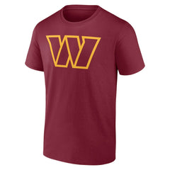 NFL Washington Commanders Team Authentic Personalized Name & Number T-Shirt