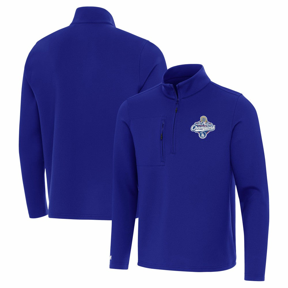 Los Angeles Dodgers Antigua 2025 World Series Champions Insider Quarter-Zip Pullover - Royal