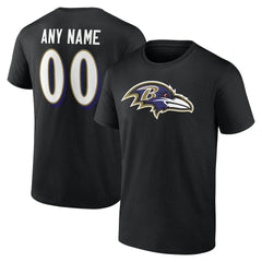 NFL Baltimore Ravens Big & Tall Team Authentic Custom T-Shirt