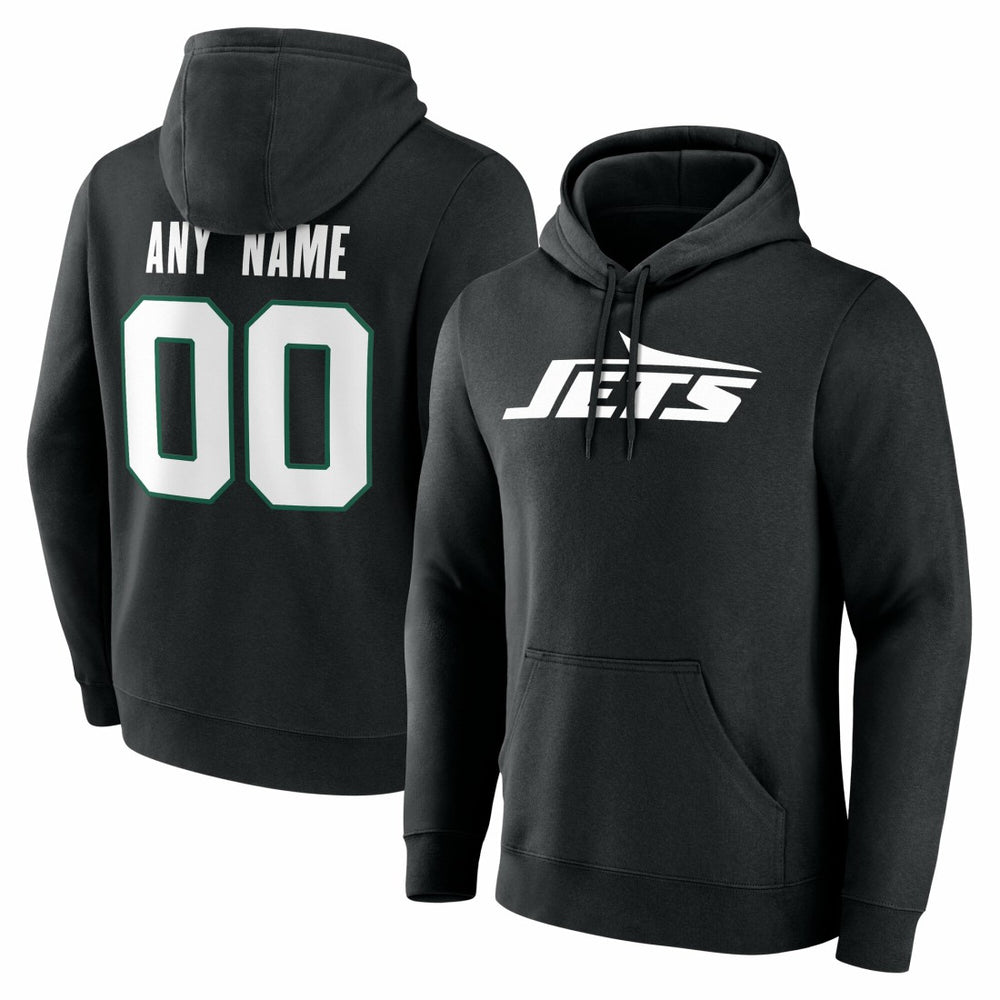 NFL New York Jets Big & Tall Team Authentic Custom Hoodie