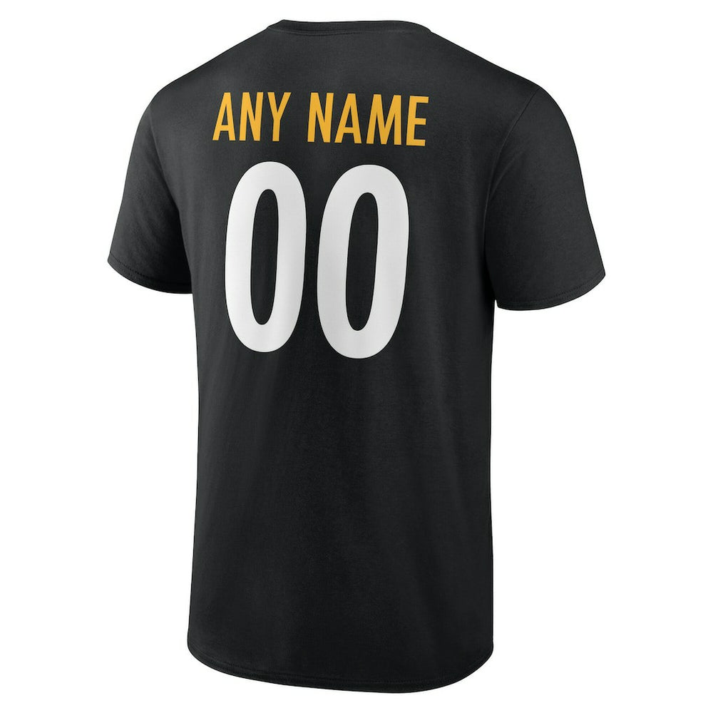 NFL Pittsburgh Steelers Big & Tall Team Authentic Custom T-Shirt
