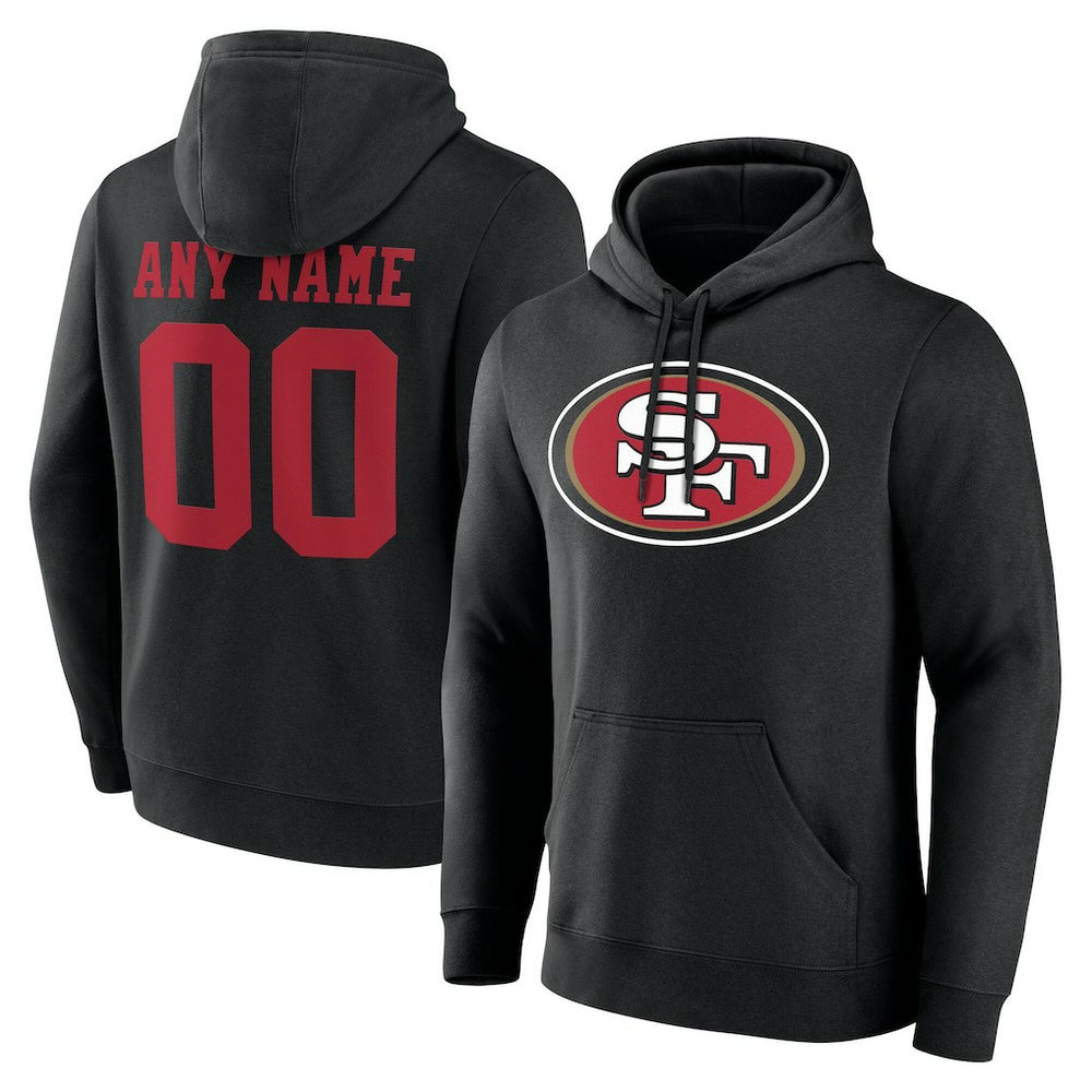 NFL San Francisco 49ers Big & Tall Team Authentic Custom Hoodie