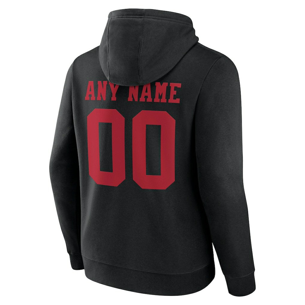 NFL San Francisco 49ers Big & Tall Team Authentic Custom Hoodie