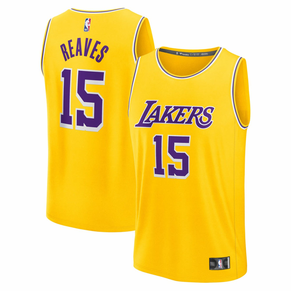 Austin Reaves Los Angeles Lakers Youth Fast Break Replica Jersey - Gold - Icon Edition | Fanatics sale