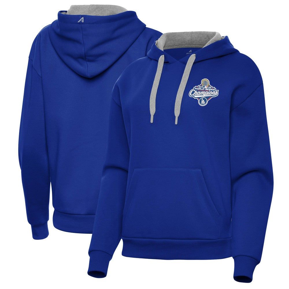 Los Angeles Dodgers Antigua Women's 2025 World Series Champions Victory Hoodie - Royal