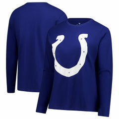 NFL Indianapolis Colts Women's Plus Size Scoop Neck Long Sleeve T-Shirt