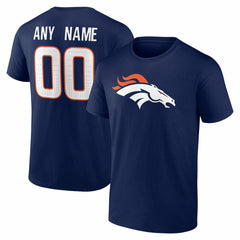 NFL Denver Broncos Big & Tall Team Authentic Custom T-Shirt