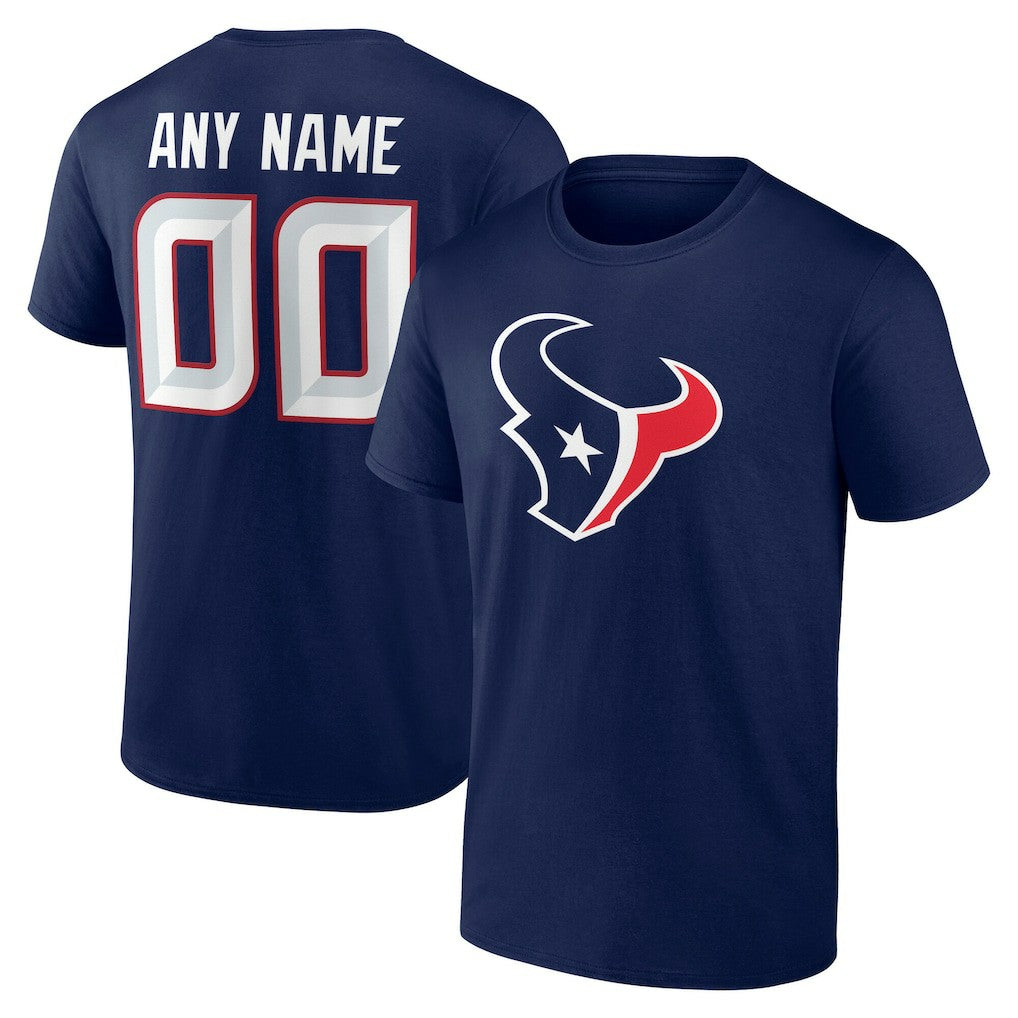 NFL Houston Texans Big & Tall Team Authentic Custom T-Shirt