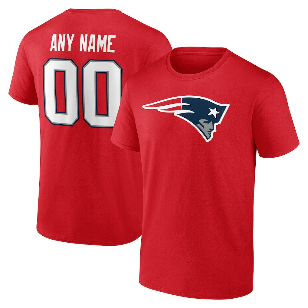 NFL New England Patriots Big & Tall Team Authentic Custom T-Shirt