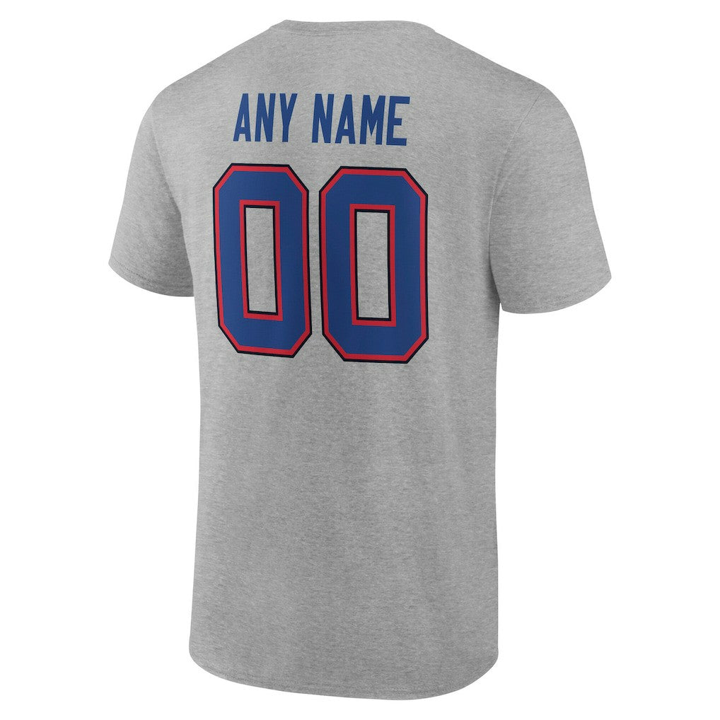 NFL Buffalo Bills Big & Tall Team Authentic Custom T-Shirt