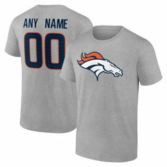 NFL Denver Broncos Big & Tall Team Authentic Custom T-Shirt