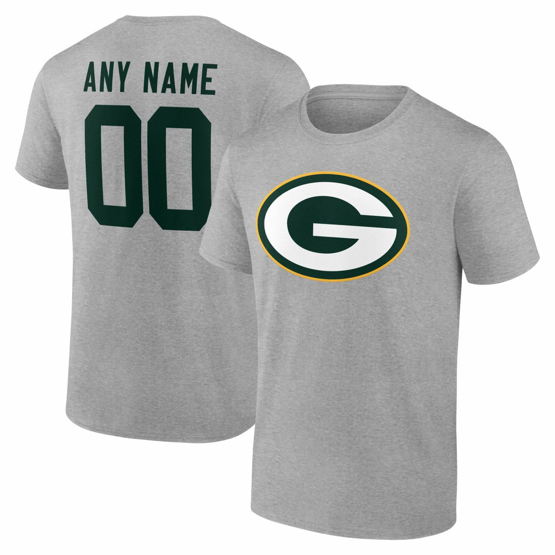 NFL Green Bay Packers Big & Tall Team Authentic Custom T-Shirt