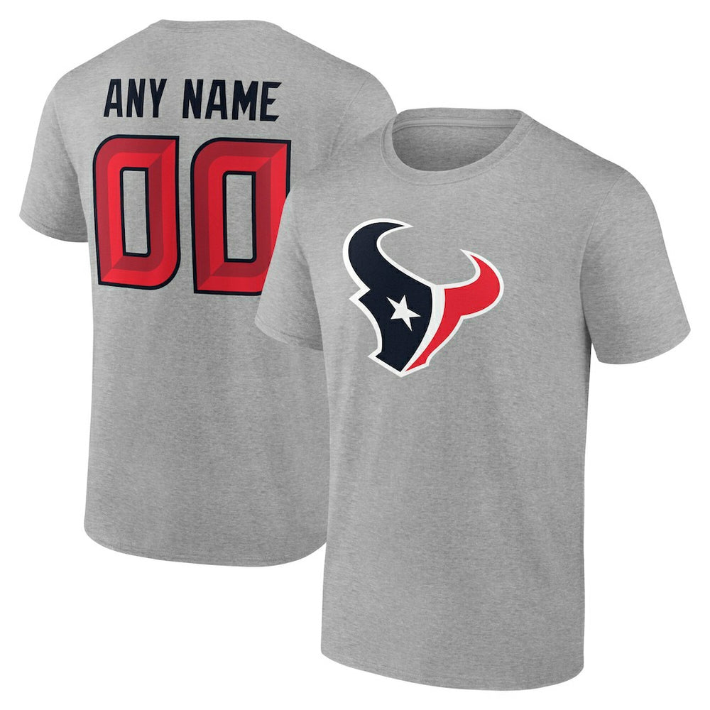 NFL Houston Texans Big & Tall Team Authentic Custom T-Shirt