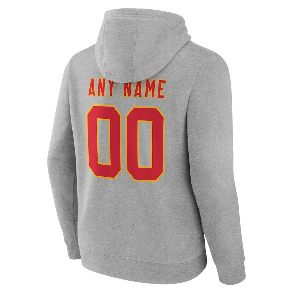 NFL Kansas City Chiefs Big & Tall Team Authentic Custom Hoodie