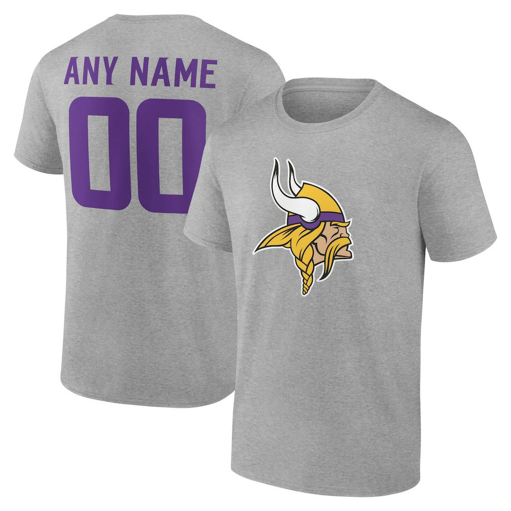 NFL Minnesota Vikings Big & Tall Team Authentic Custom T-Shirt