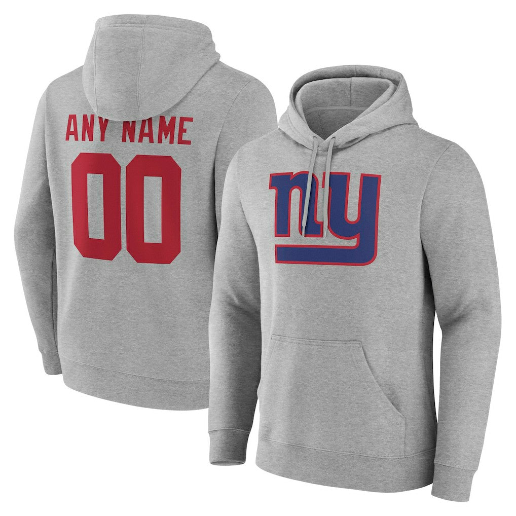 NFL New York Giants Big & Tall Team Authentic Custom Hoodie